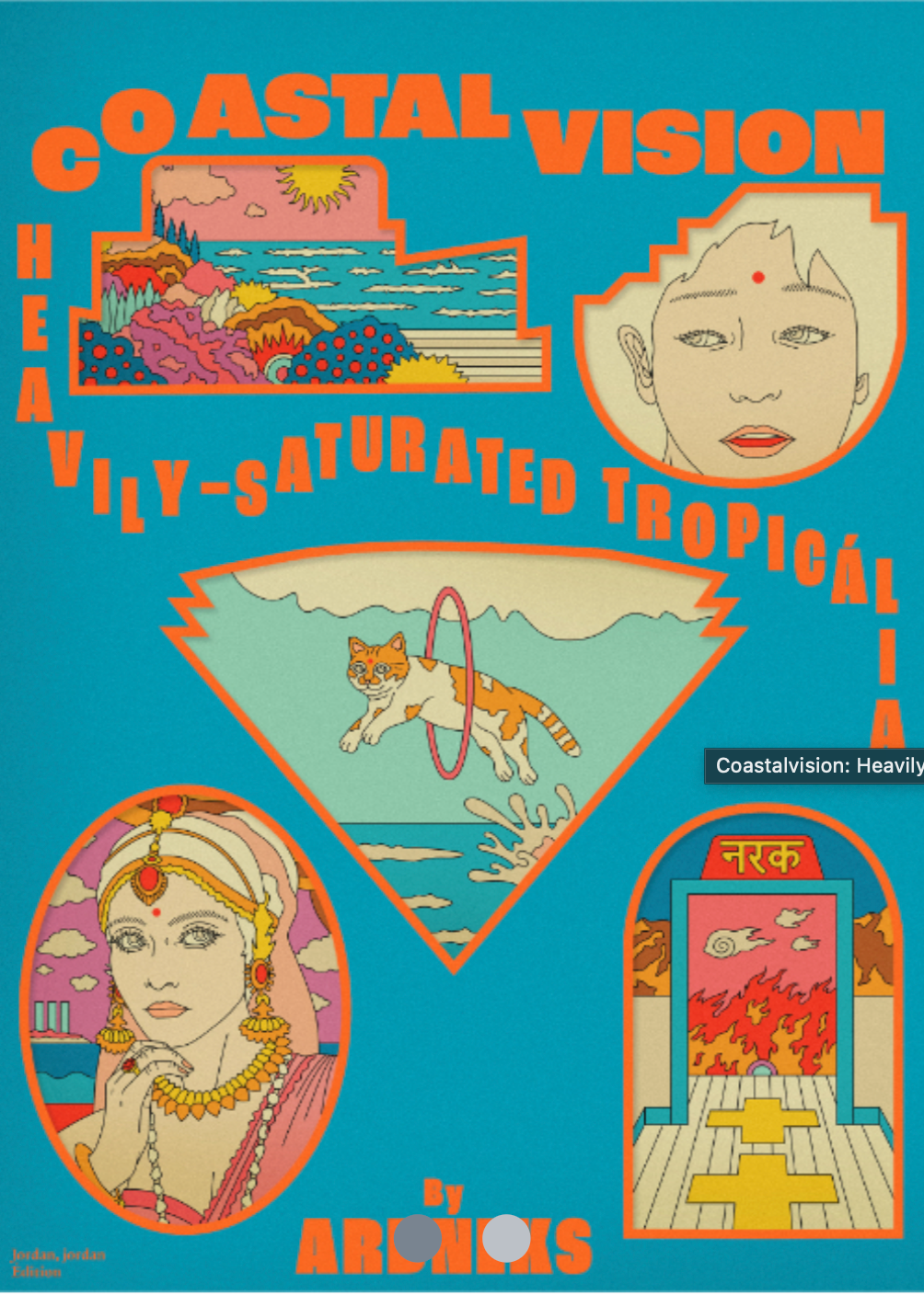 Coastalvision: Heavily-saturated Tropicaliá by Ardneks