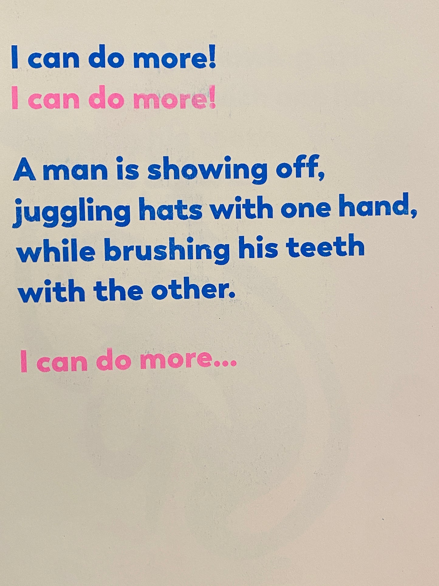 I CAN DO MORE!