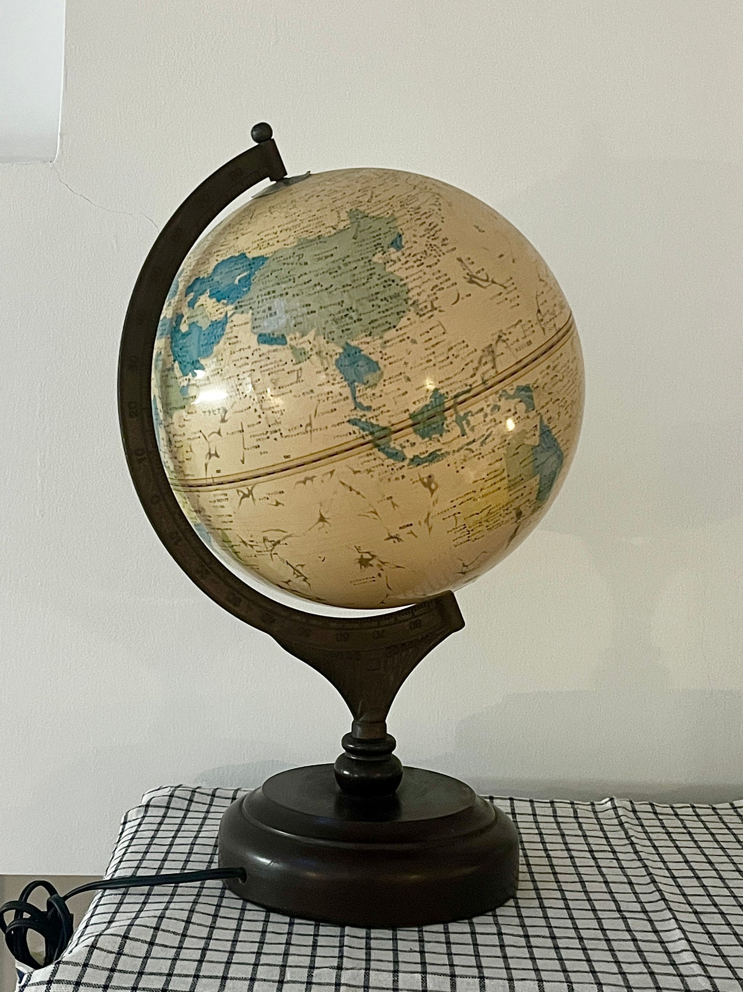 昭和地球儀（古道具）