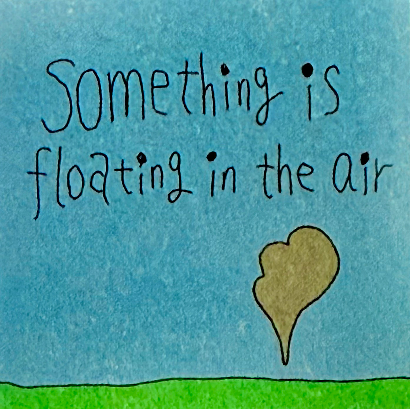 Something is floating in the air