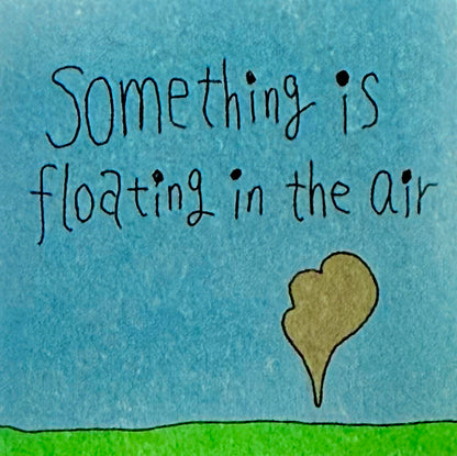 Something is floating in the air