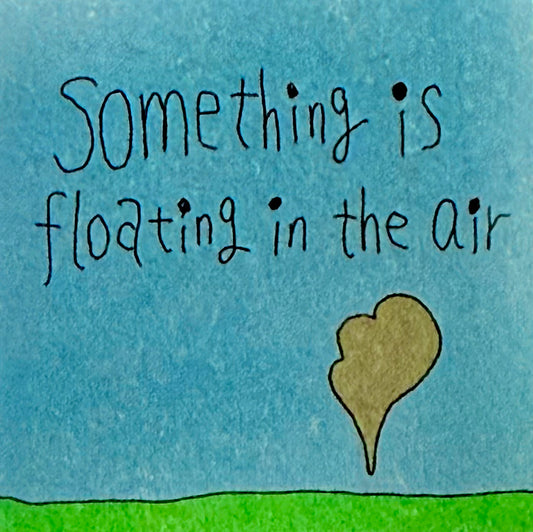 Something is floating in the air