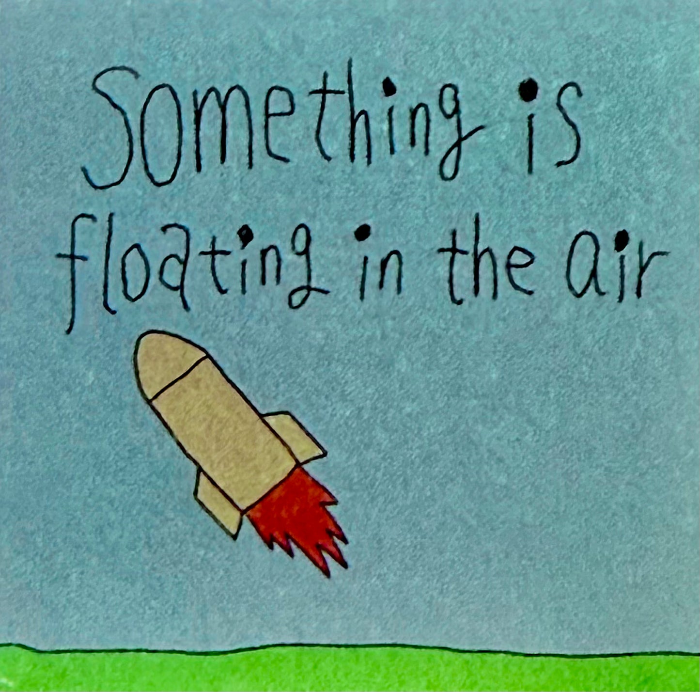 Something is floating in the air