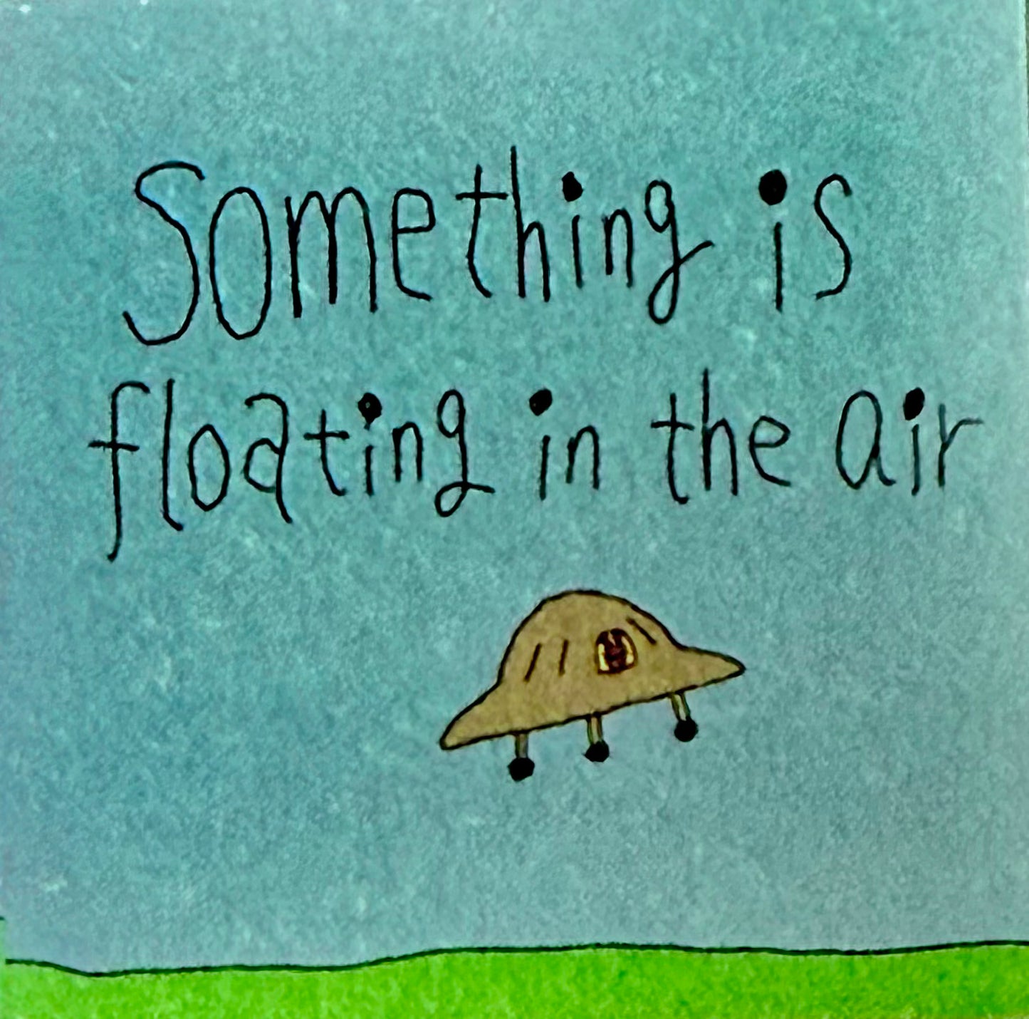 Something is floating in the air