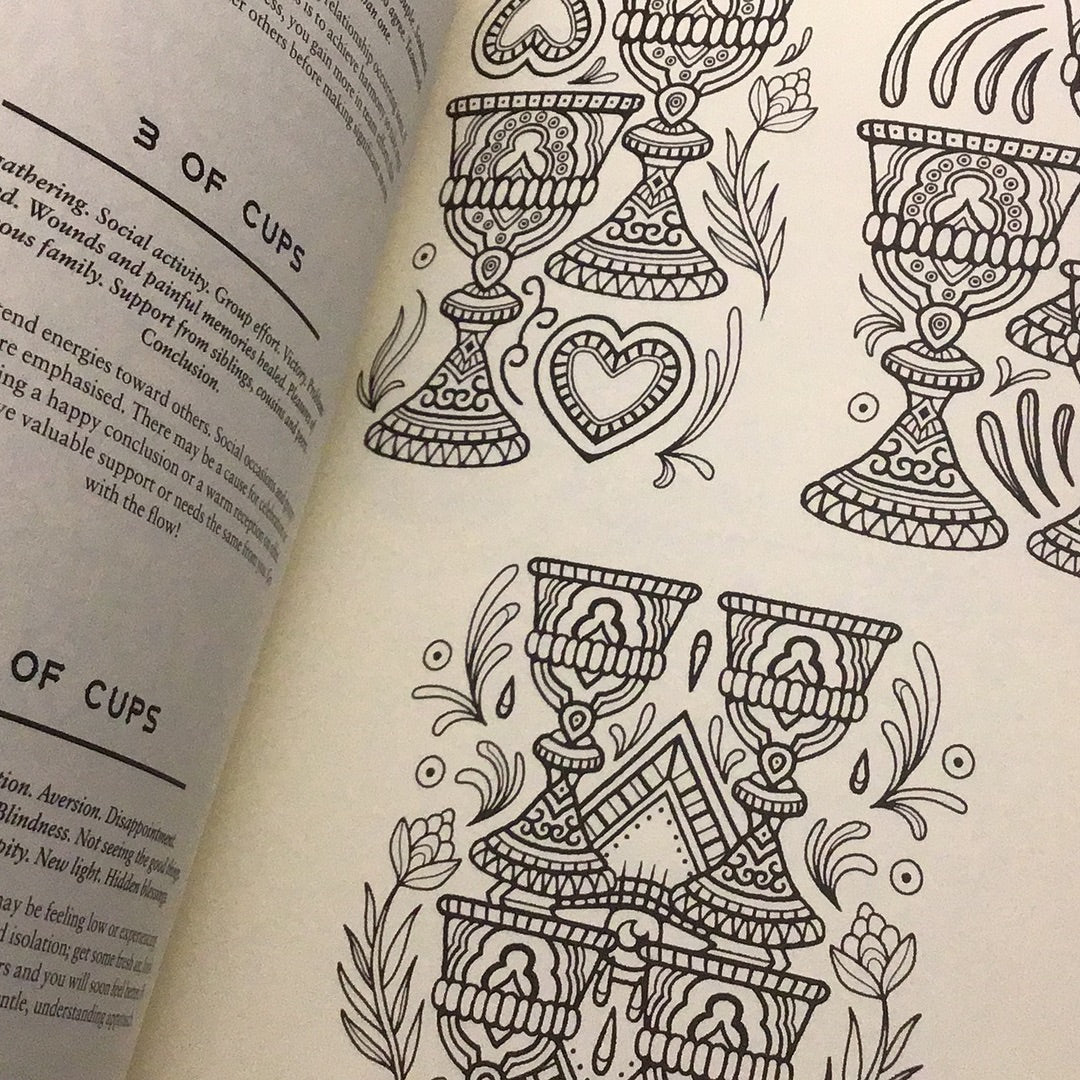 The Tarot coloring Book