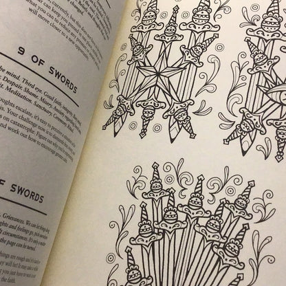 The Tarot coloring Book