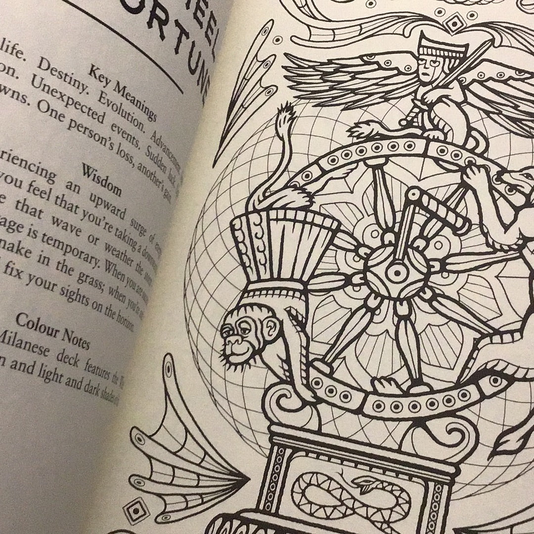 The Tarot coloring Book