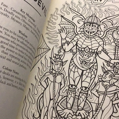 The Tarot coloring Book